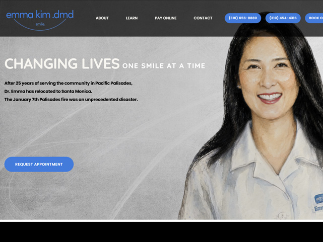 Dr. Emma Kim - Dental Website